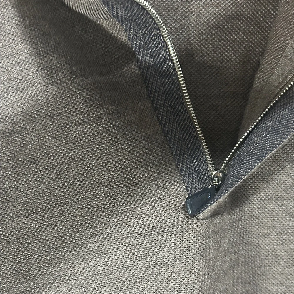 Men's Zegna Wool Brown Sweater L/XL - Picture 7 of 13